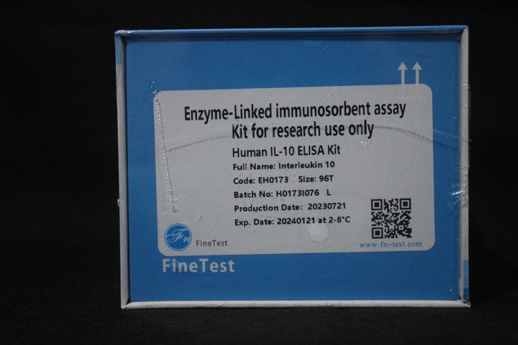 Gambar 1. Human IL-10 (Interleukin 10) ELISA Kit no cat. EH0173 dari Fine Test