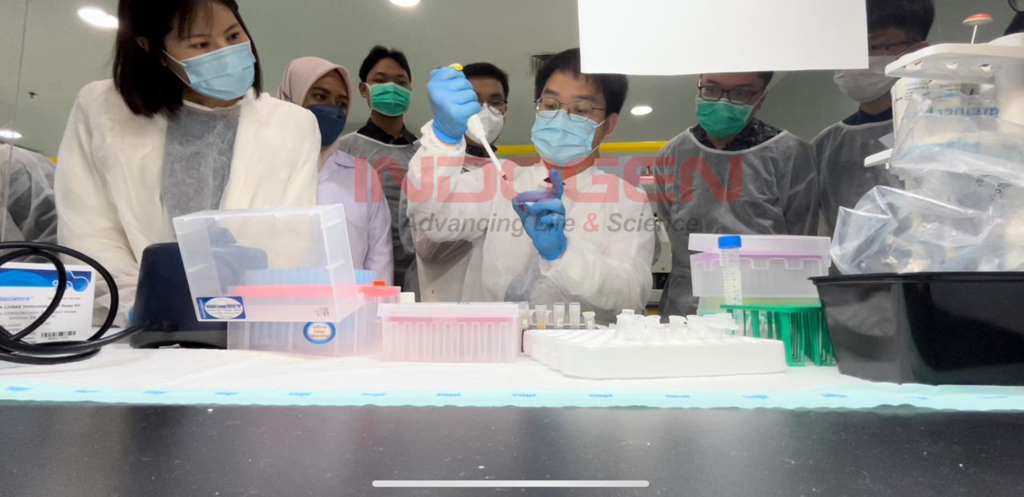 Gambar 1. Demo Running ELISA (Prosedur Reagan Preparasi) oleh Elabscience