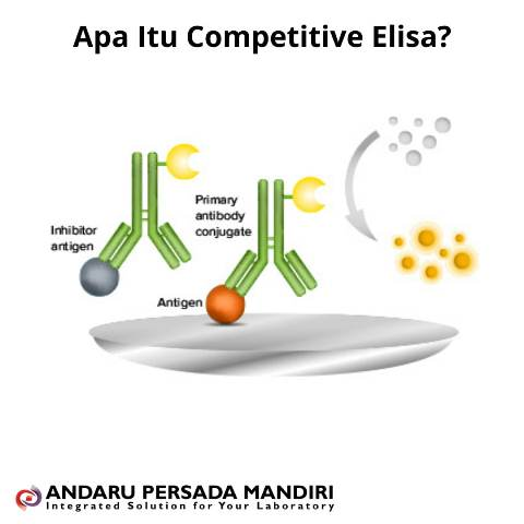 Gambar 2. Prinsip Competitive ELISA