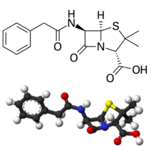 Gambar 1. Struktur Kimia Penisilin