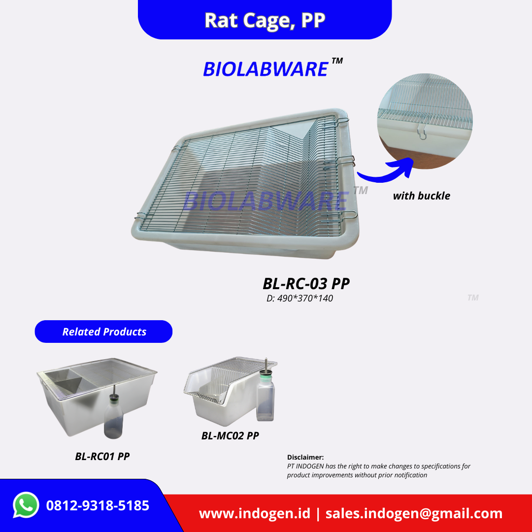 Biolabware Rat Cage (PP) BL-RC-03 PP