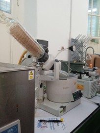 Gambar 9. Rotary Evaporator yang digunakan dalam proses ekstraksi